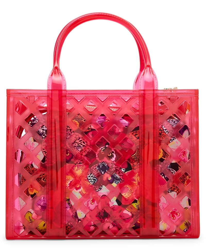 Betsey Johnson Jammin Clear Small Satchel Bag