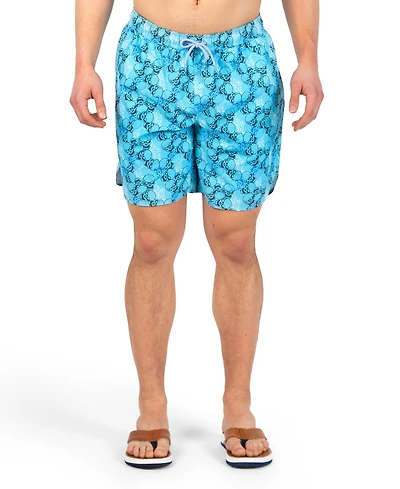 Tailorbyrd Men's Skulls Printed Swim Shorts