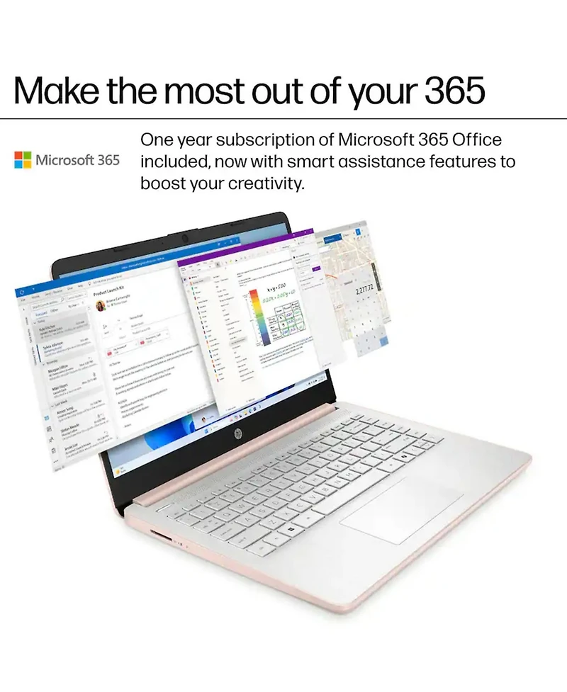 Hp Essential 14" Traditional Laptop Intel Celeron 4GB Ram Intel Uhd Graphics 64GB eMMC Storage Windows 11 Home 60Hz