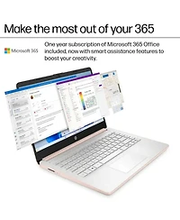 Hp Essential 14" Traditional Laptop Intel Celeron 4GB Ram Intel Uhd Graphics 64GB eMMC Storage Windows 11 Home 60Hz