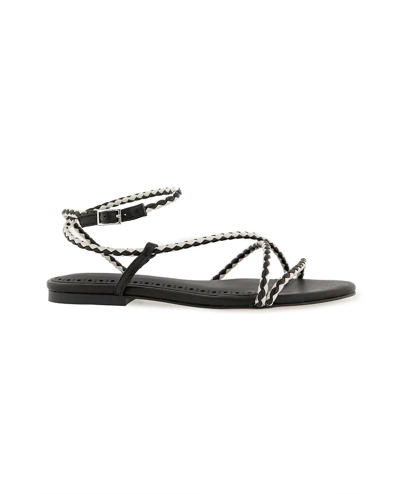 Rebecca Minkoff Womens Ayla Falt Sandal
