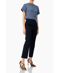 Ivonne Women's Tailored Straight-Leg Trousers