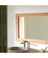 Tikamoon Tona teak wood mirror 160x60 cm