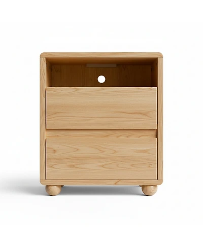 Rainsken Solid Wood Nightstand