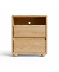 Rainsken Solid Wood Nightstand