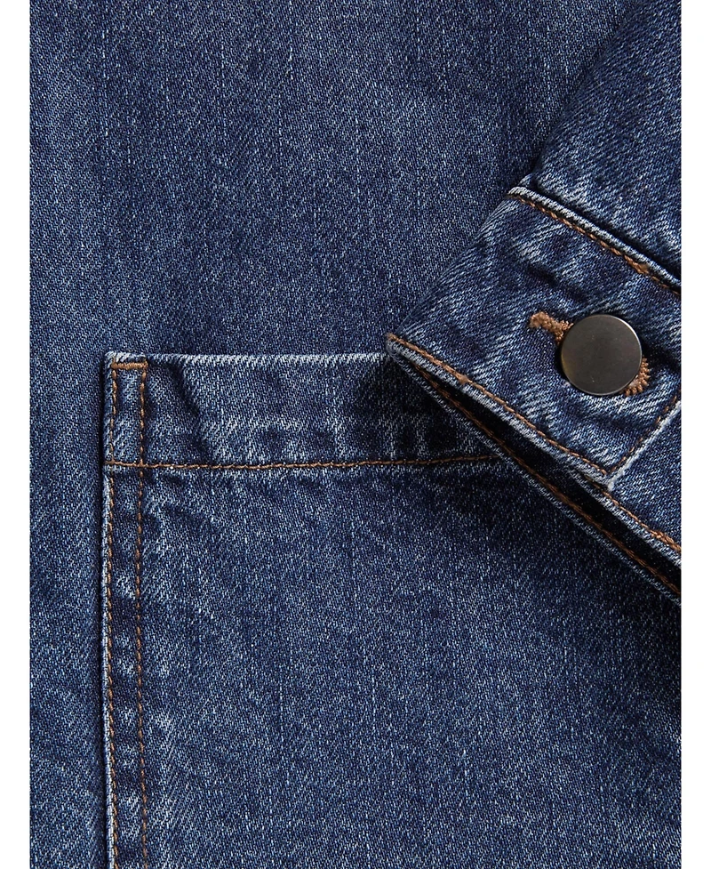 Celtic & Co. Women's Long Sleeve Patch Pocket Denim Jacket