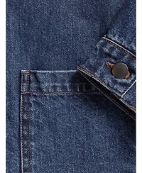 Celtic & Co. Women's Long Sleeve Patch Pocket Denim Jacket