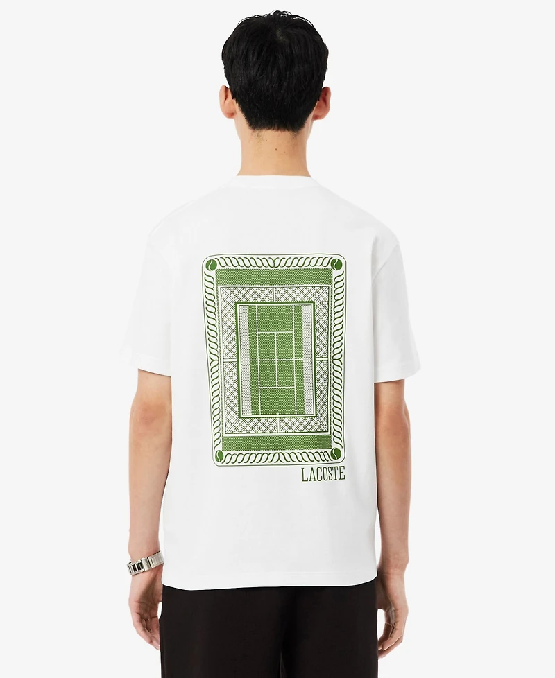 Lacoste Men's Printed Short-Sleeve Jersey T-Shirt