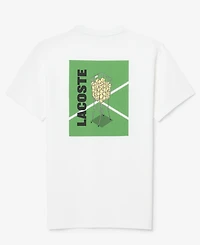 Lacoste Men's Ultra-Dry Printed Crewneck Tennis T-Shirt