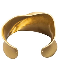 Donna Karan Gold-Tone Dynamic Twisted Cuff Bracelet
