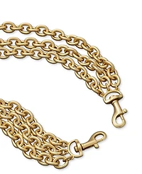 Donna Karan Gold-Tone Multi-Row Link Collar Necklace