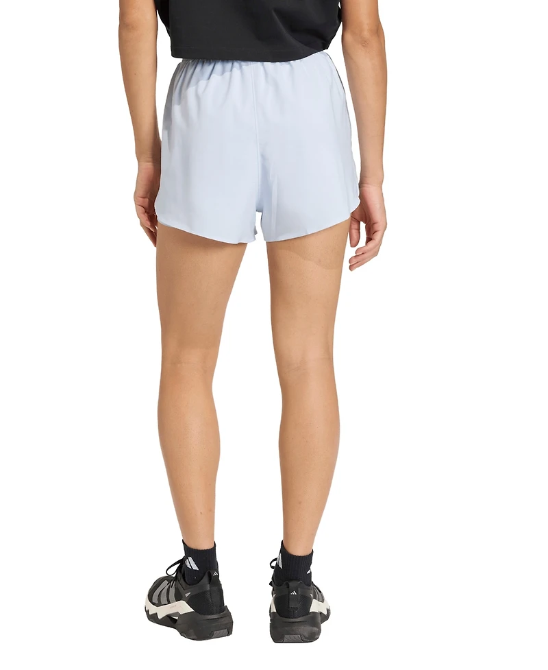 adidas Women's D4T High Rise Two-in-One Training Shorts