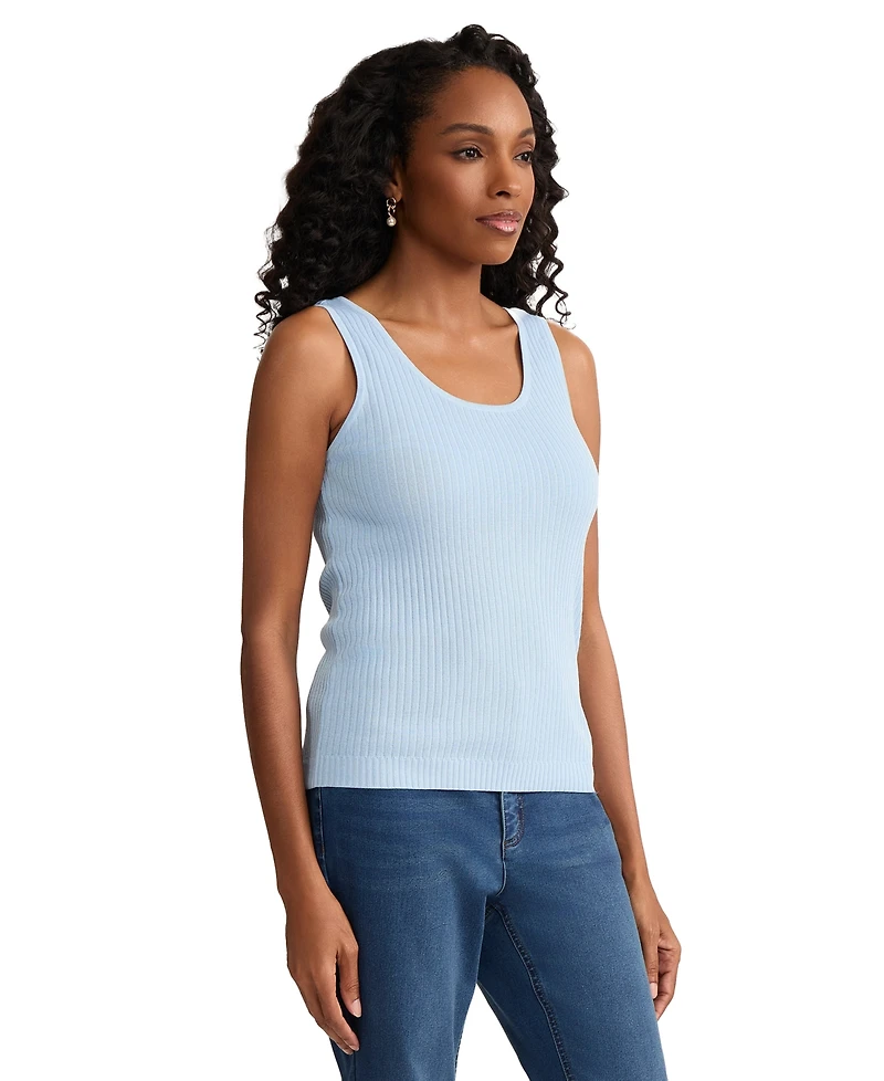 Jones New York Women's Scoop Neck Tank Top