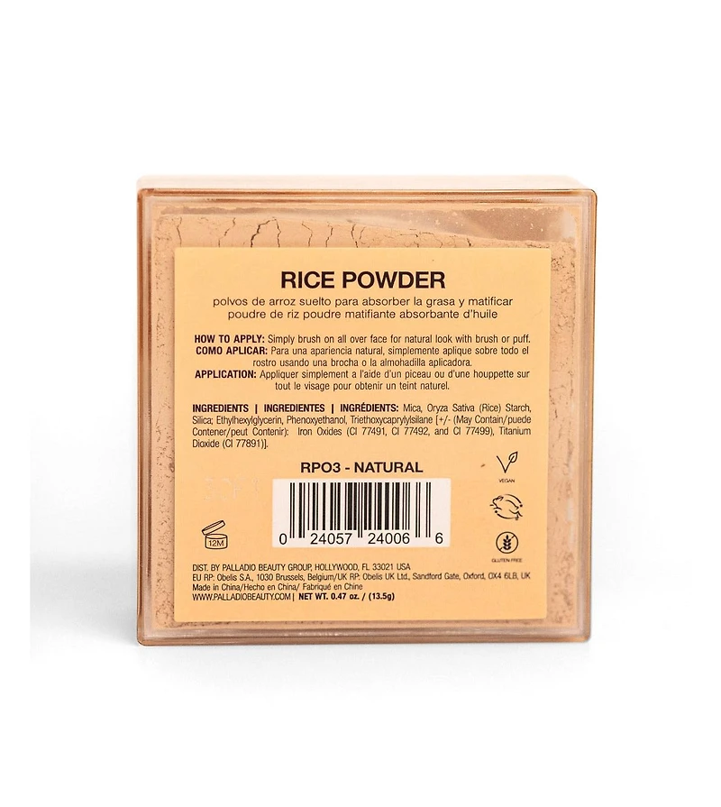 Palladio Rice Powder - 0.60 oz