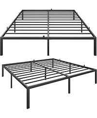gaomon Full Metal Platform Bed Frame Heavy Duty Quiet Storage Slats No Box Spring Kid Friendly