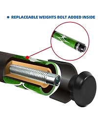 Gse Games & Sports Expert 58" 2-Piece Purple Canadian Maple Hardwood Billiard Pool Cue Stick for Men/Women - 20oz