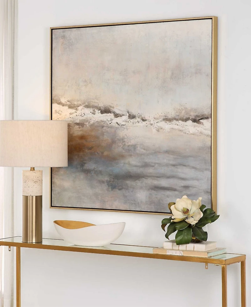 Uttermost Storm Clouds Hand Painted Canvas