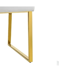 Streamdale Furniture 4-Pack Heavy-duty Chairs: 2.1" Cushion, Iron Frame, Home/Office