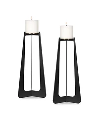 Uttermost Columnar Candleholders, Set of 2