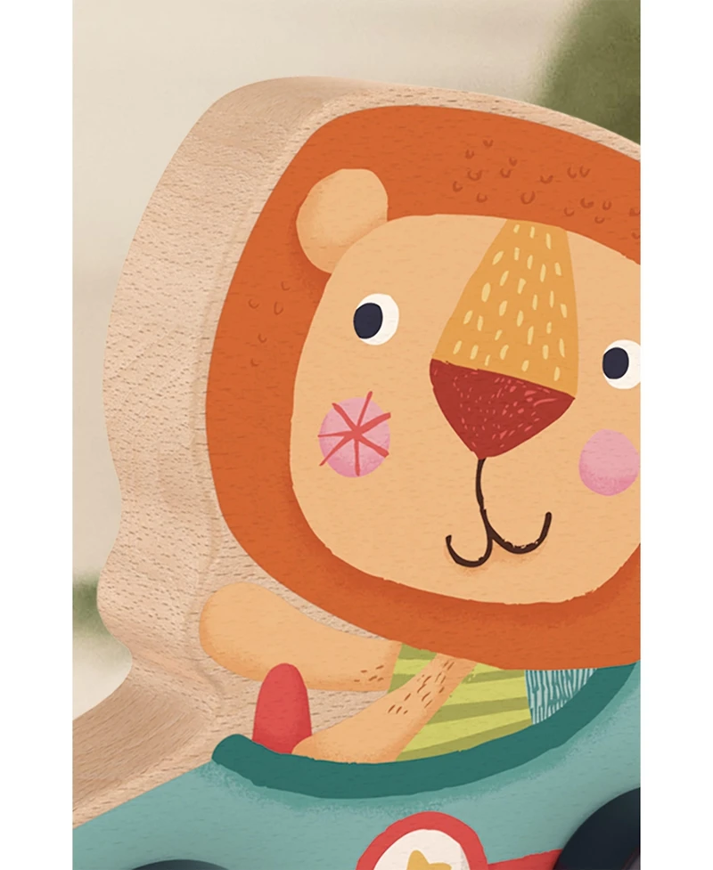 Bababoo and friends Bababoo Lion Push and Pull Toy