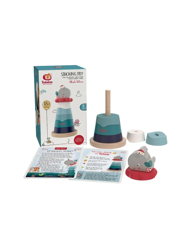 Bababoo and friends Wilma Whale Stacking Toy