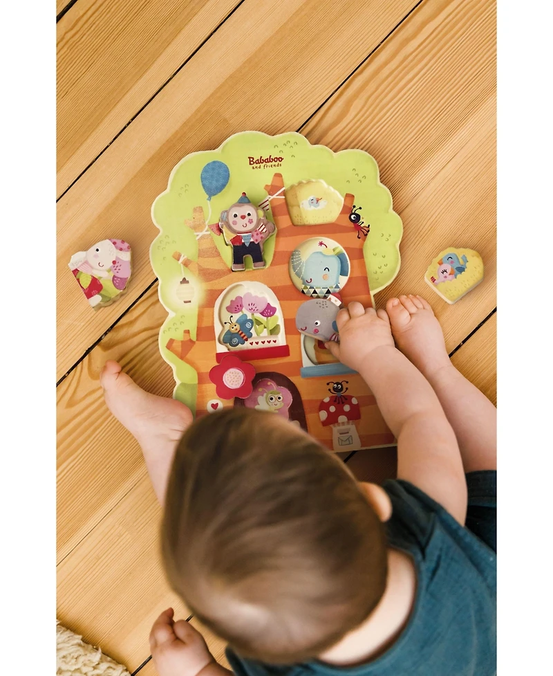 Bababoo and Friends Wooden Tree House Discovery Puzzle