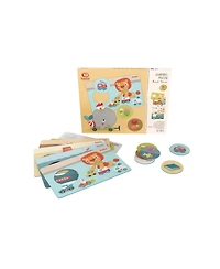 Bababoo and friends Match Shapes & Stories Learning Puzzle Set