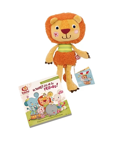 Bababoo and friends Bababoo Lion Let s All Be Friends Book & Plush Set