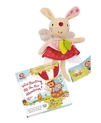 Bababoo and friends Pippa Bunny Adventures Book & Plush Set