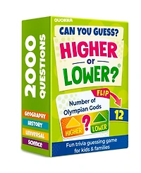 Quokka Board Game for Kids - Family Card Game for Kids and Adults - Higher or Lower | Guess Fun Questions | Easy to Learn | 2 + Players