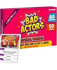 Quokka Family Board Games - Improv Card Game - Roleplay Games for Family Night - Fun Board Game for Kids and Adults