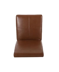 Streamdale Furniture Upholstered Armless Dining Chairs with T-Stitch Design