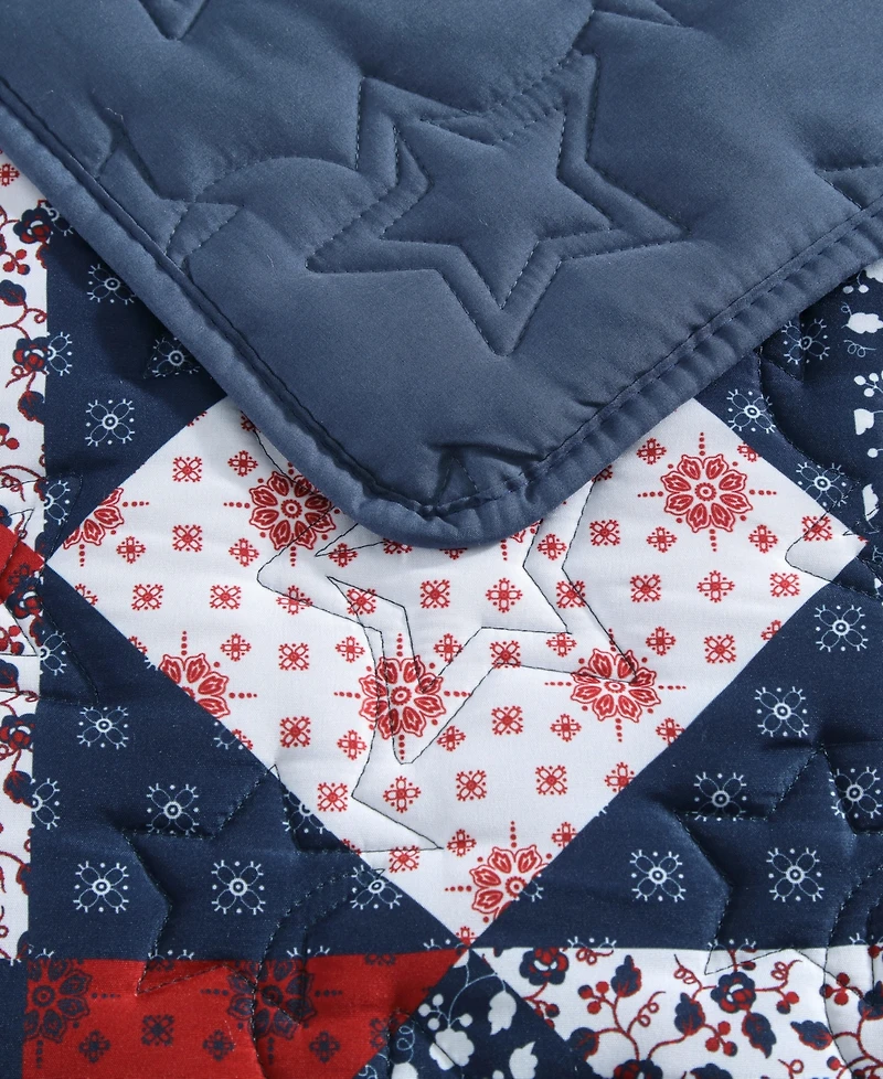 Wrangler Rodeo Patchwork Reversible 3-Pc. Quilt Set