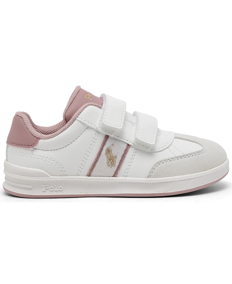 Polo Ralph Lauren Little Kids Heritage Court Iii T-Toe Ez Casual Sneakers from Finish Line