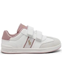 Polo Ralph Lauren Little Kids Heritage Court Iii T-Toe Ez Casual Sneakers from Finish Line