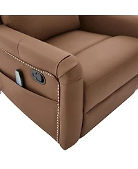 Streamdale Modern Massage Recliner Chair with Heating and Storage