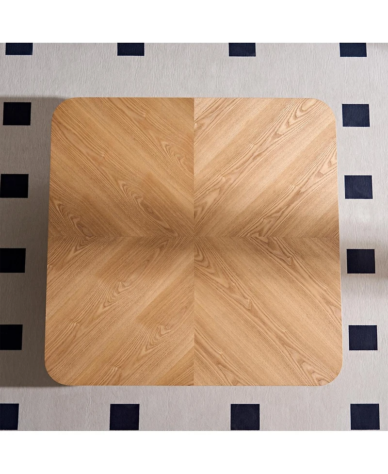 Streamdale Furniture Square Coffee Table, Modern Design for Living Room Use