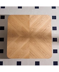 Streamdale Furniture Square Coffee Table, Modern Design for Living Room Use