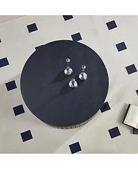 Streamdale Furniture Modern Round Coffee Table with Storage Accent Tea Table