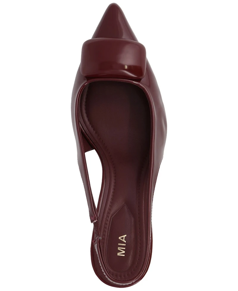 Mia Women's Nena Slingback Pointed Toe Pumps