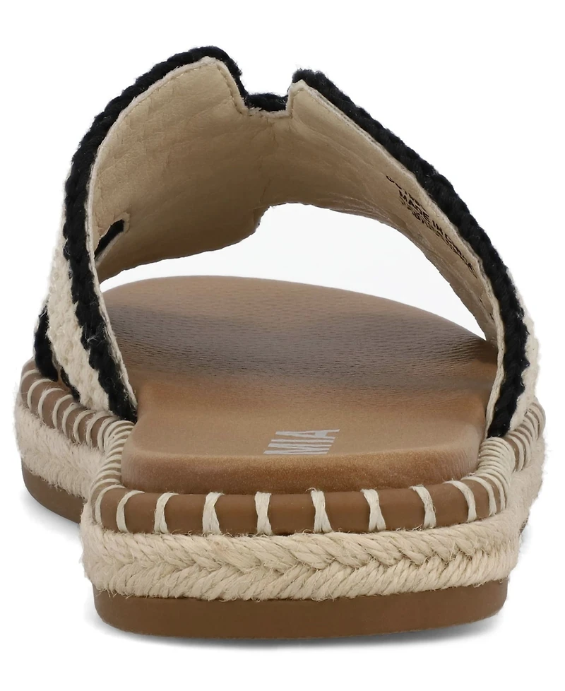 Mia Women's Sabine Woven H-Band Slide Sandals