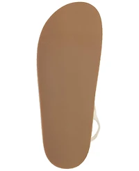 Mia Women's Leilah Slingback Buckle-Strap Round-Toe Thong Sandals