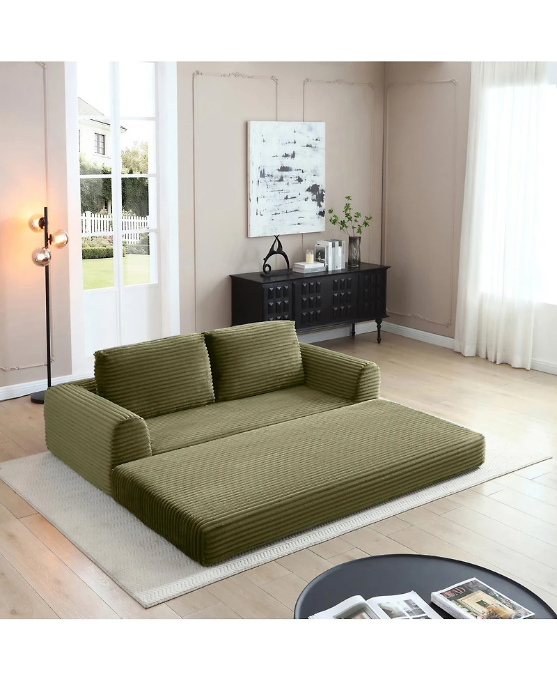 Streamdale Furniture 2-in-1 Folding Convertible Sofa Bed