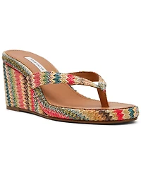 Steve Madden Women's Playing Wedge Thong Sandals