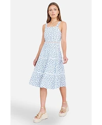 Yumi Women's Floral Midi Sun Dress