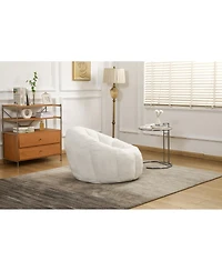 Streamdale Furniture Bean Bag Chair Sofa with Armrests, Stuffed High-Density Foam Lazy Sofa for Adults