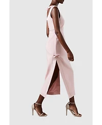 Coast Women's Bow Detail Round Neck Midaxi Dress