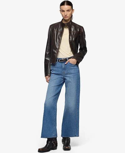 7 For All Mankind Women's Lotta Ankle Flare Jeans