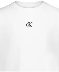 Calvin Klein Girls' 8-16 Crewneck T-Shirt Dress