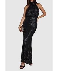 Coast Women's Halterneck Sequin Bridesmaid Maxi Dress